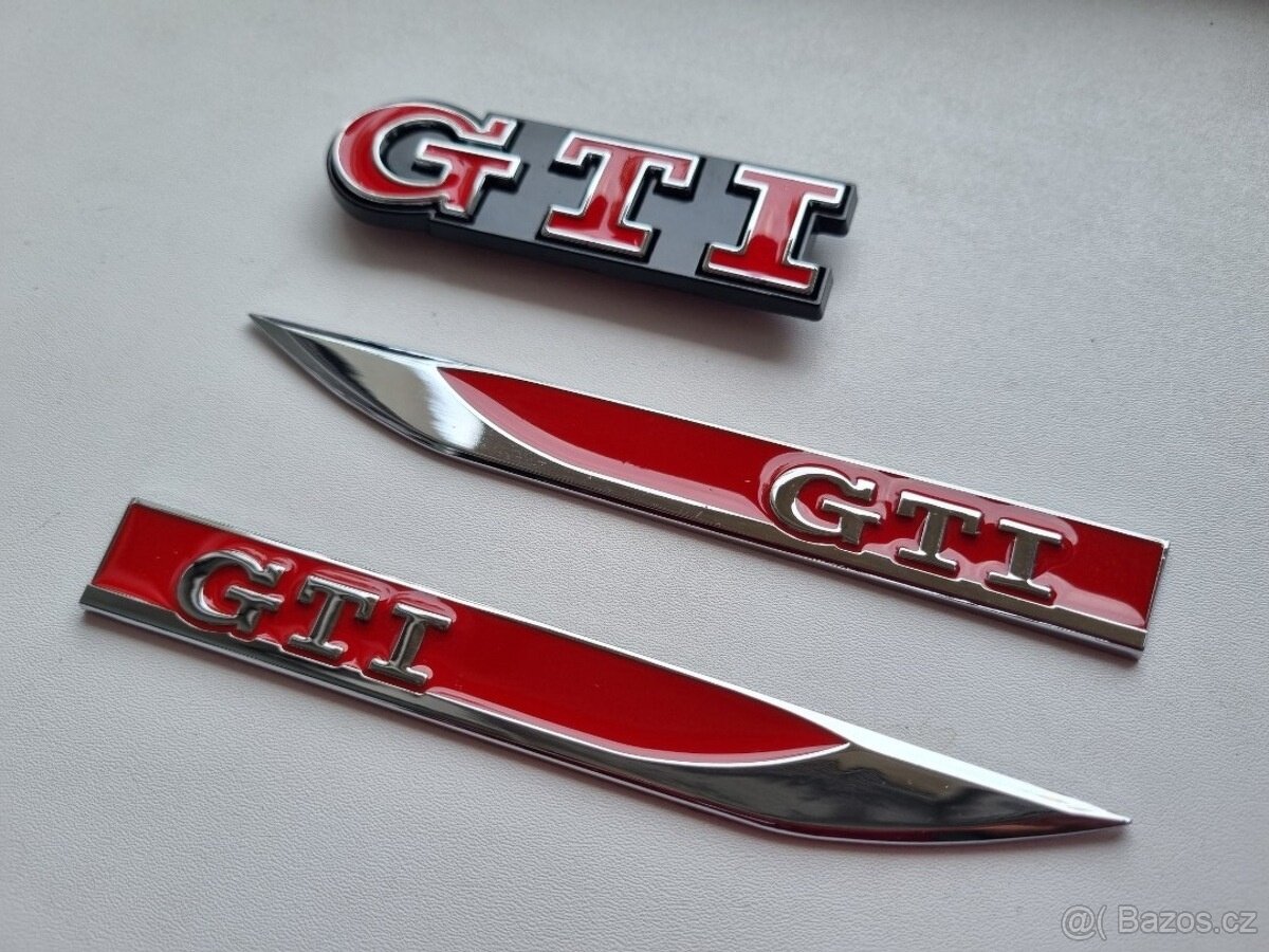 Napis znak logo GTD GTI napis na blatníky - 16