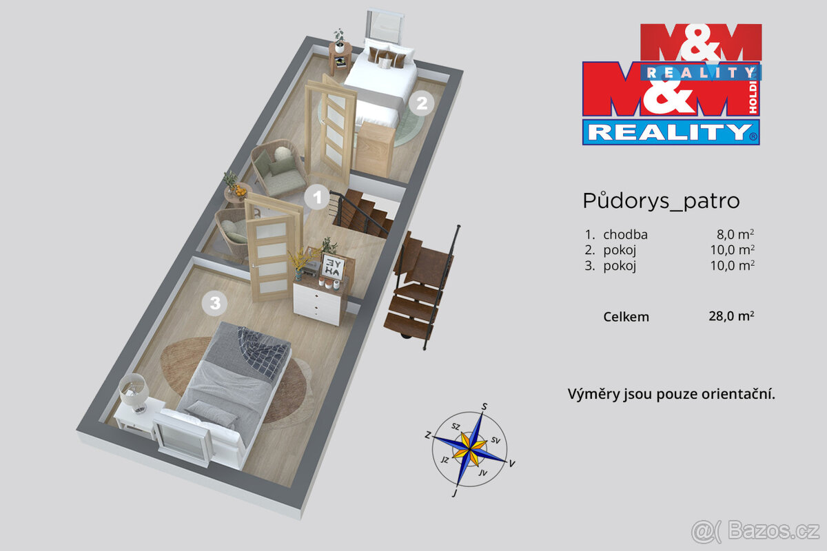 Prodej rodinného domu, 81 m², Hostomice, ul. Palackého - 16