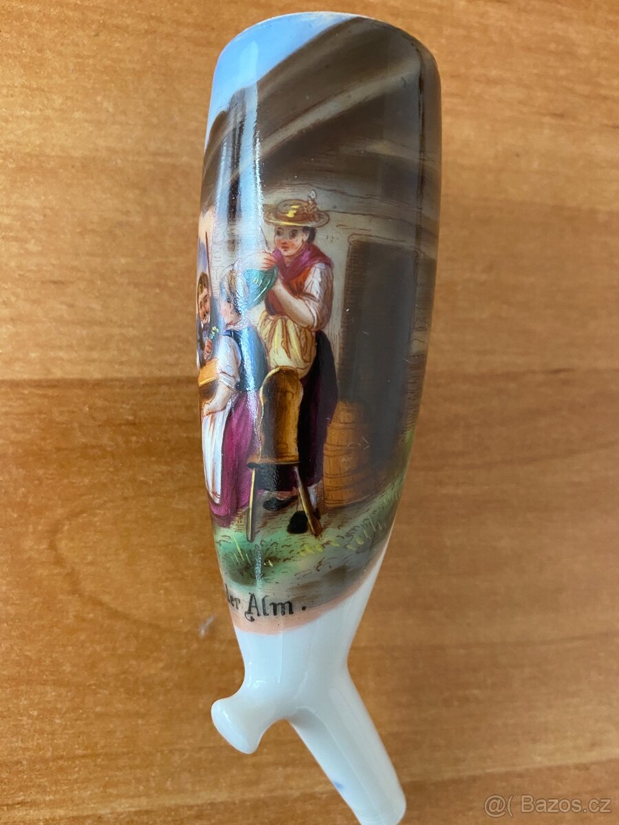 Sběratel nabízí staré porcelánové fajfky, kolínka a troubele - 16