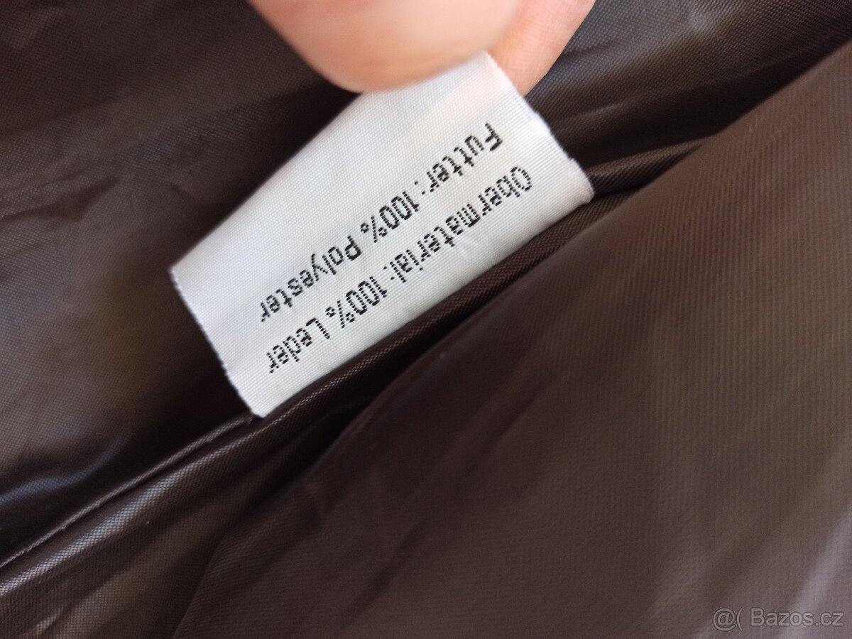 Nový kožený kabát XXL, pravá kůže - 16