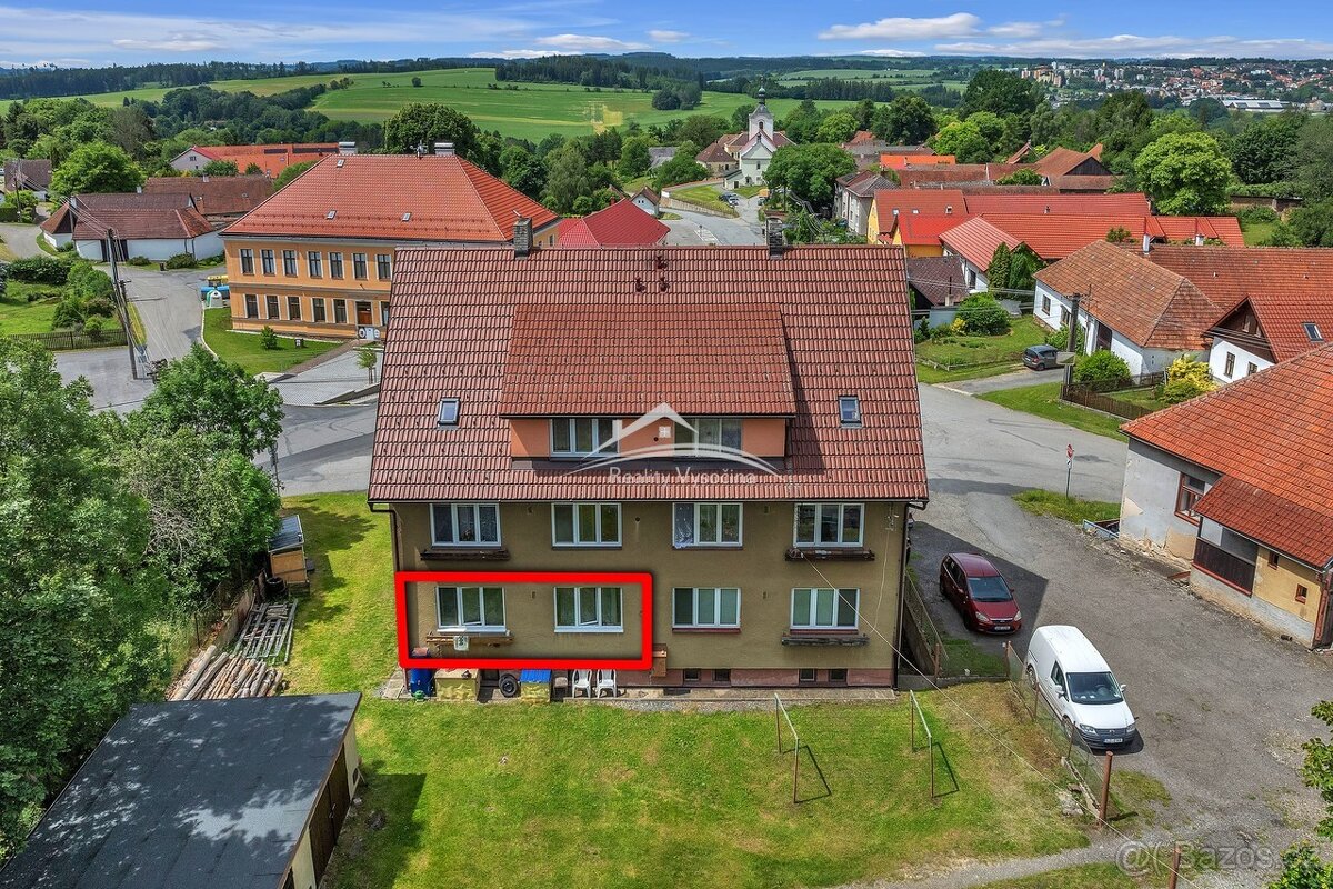 Pěkný byt 3+1 Pošná u Pacova - 16