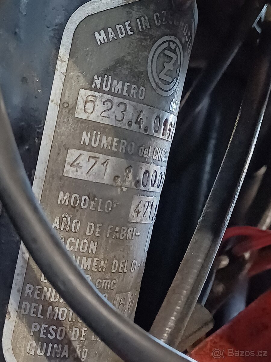 Čz 250/471 smolík s TP - 16