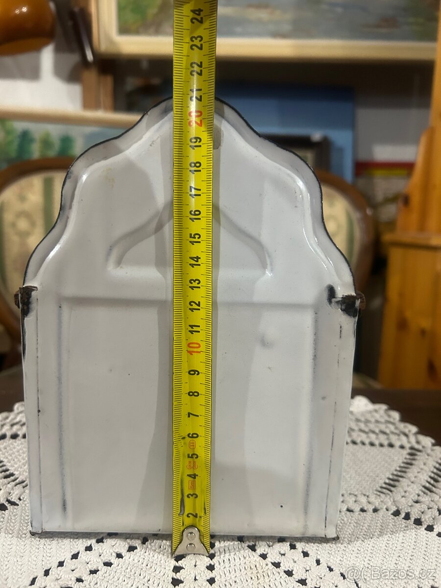 Stará smaltovaná solnička - 16