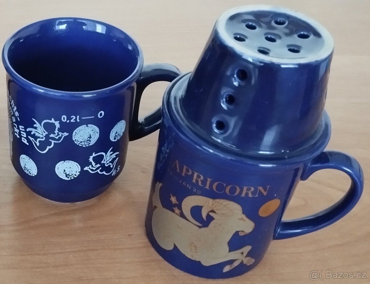 Hrnky, těžítka, figurky, keramika, sklo a dózy dle fota. - 16