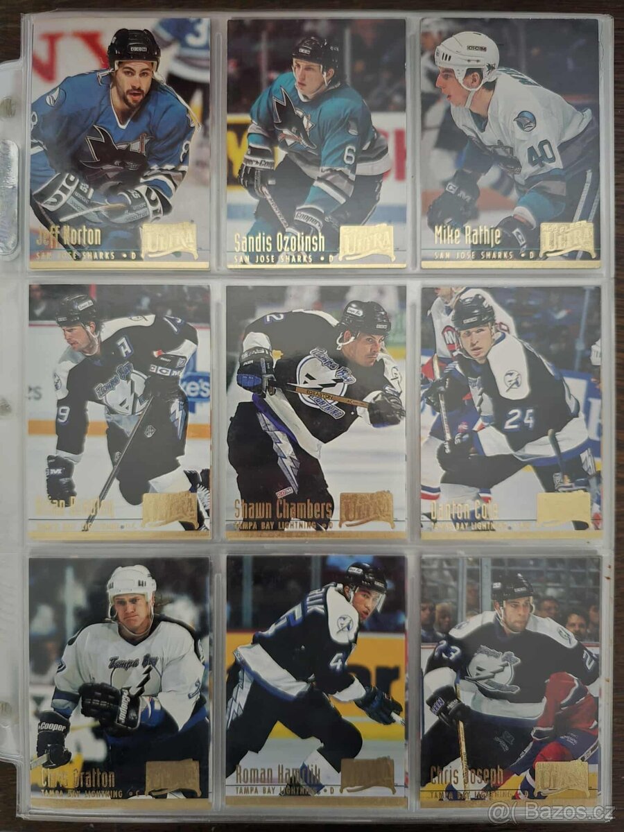 Predám hokejové kartičky ultra fleer 94-95 set prva seria - 16
