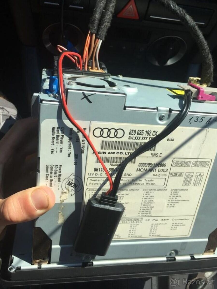 Bluetooth adapter AUDI RNS COLUMBUS RNS-E - 16