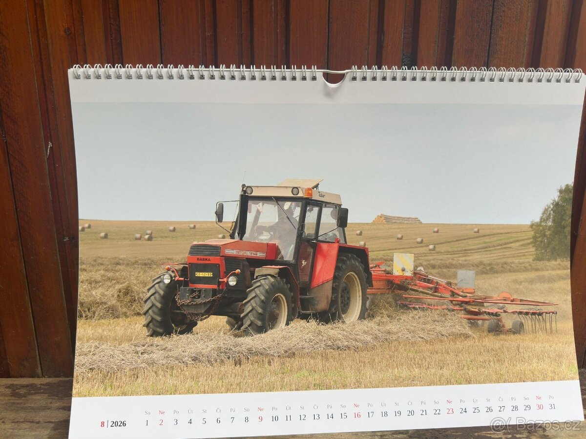 Kalendáře s traktory Zetor na rok 2026 - 16