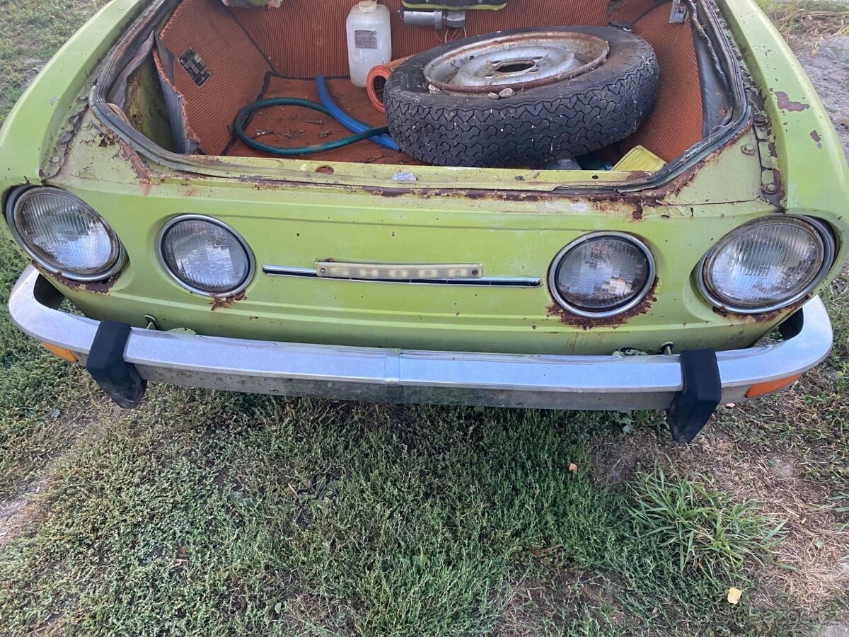 Skoda 110r kompletní auto k renovaci - 16