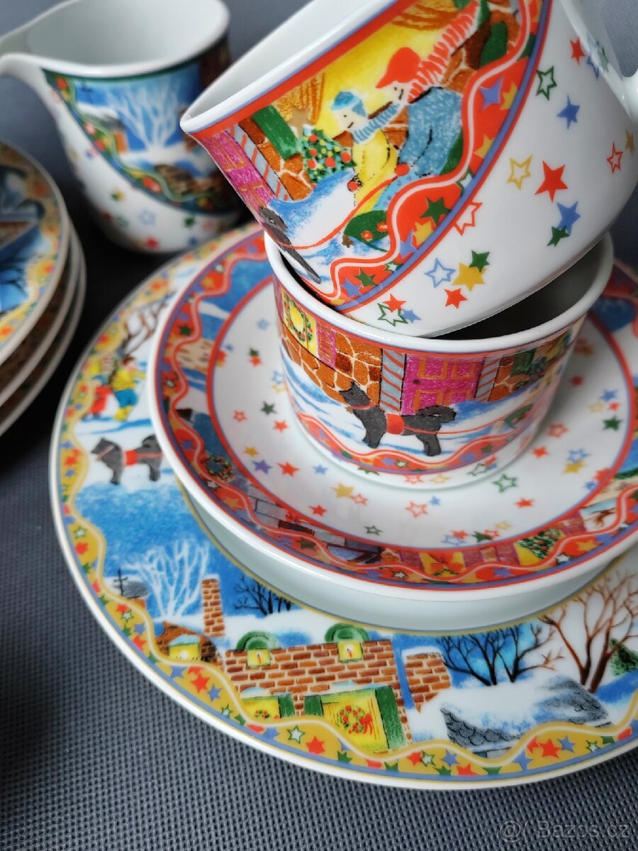 Vánoční porcelánová sada Eschenbach série "Jingle Bells" - 16