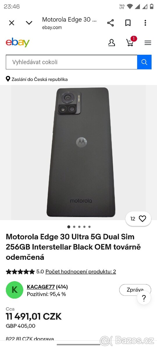 Motorola Edge 30 ultra 200MP zánovní - 16