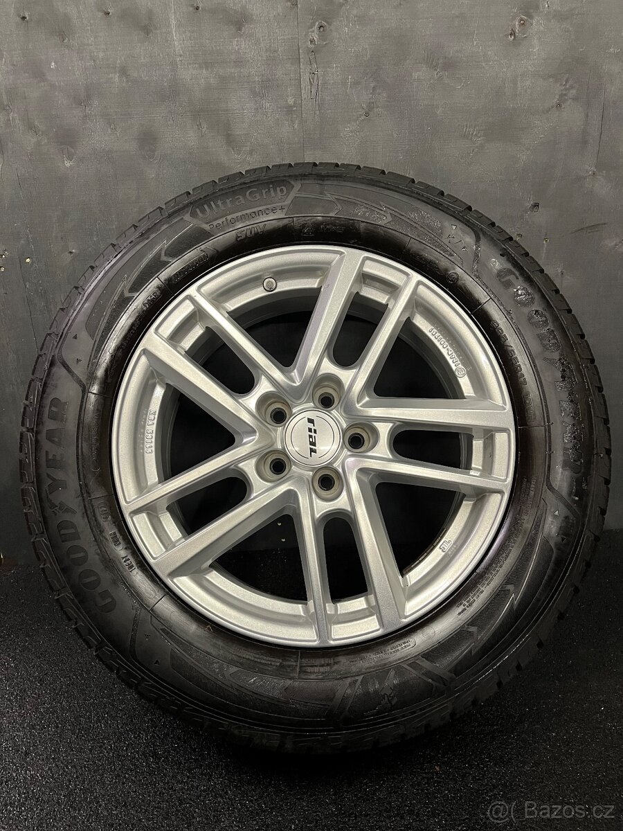 alu Kola RIAL 5x108 225/65/17 Ford kuga 7jx17h2 ET 40,5 - 16