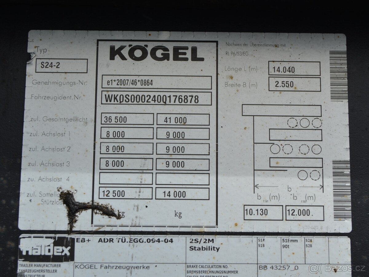 Kögel S24-2 PORT 45 Duplex kontejnerák - 16
