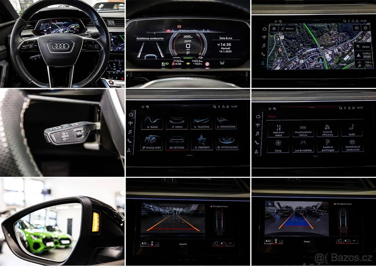 Audi E-tron S Sportback 370kw (503k), záruka, Matrix, R21 - 16
