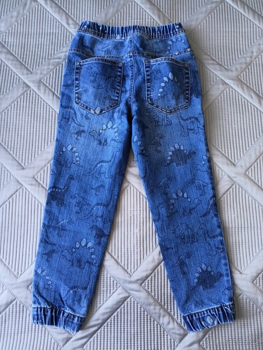 Nové džíny 128/134+nové tenisky, vel.33 - 16