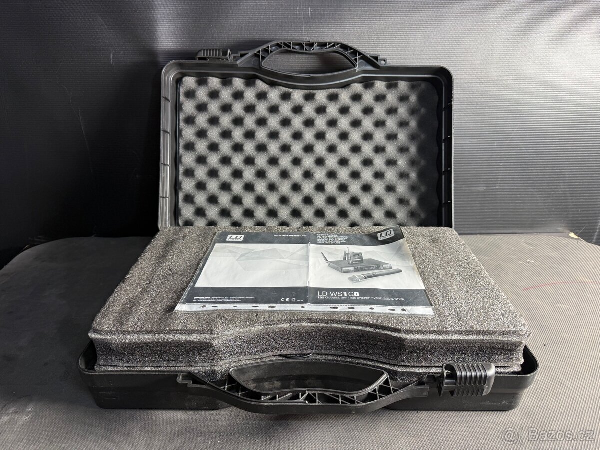 LD Systems WS1G8  Wireless Mic System 2xHandheld Microphones - 16