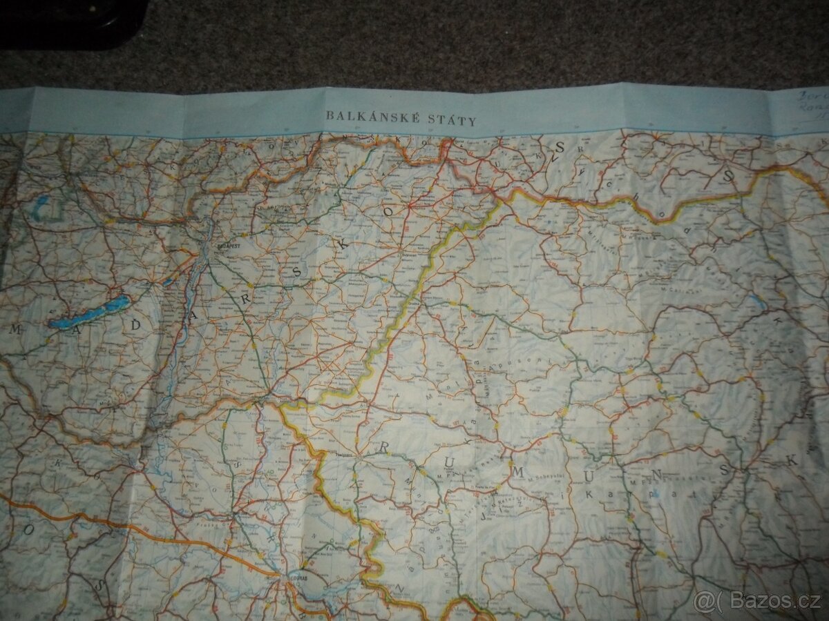 mapy - vojenská, automapy, Česká republika, různé - 16