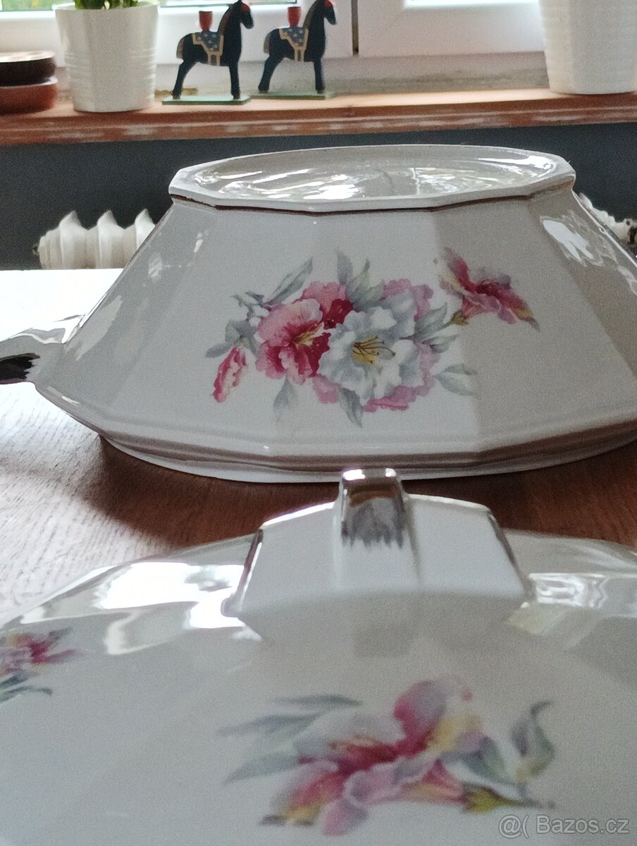 ART DECO PORCELÁNOVÁ TERINA REVA LIMOGES FRANCIE - 16