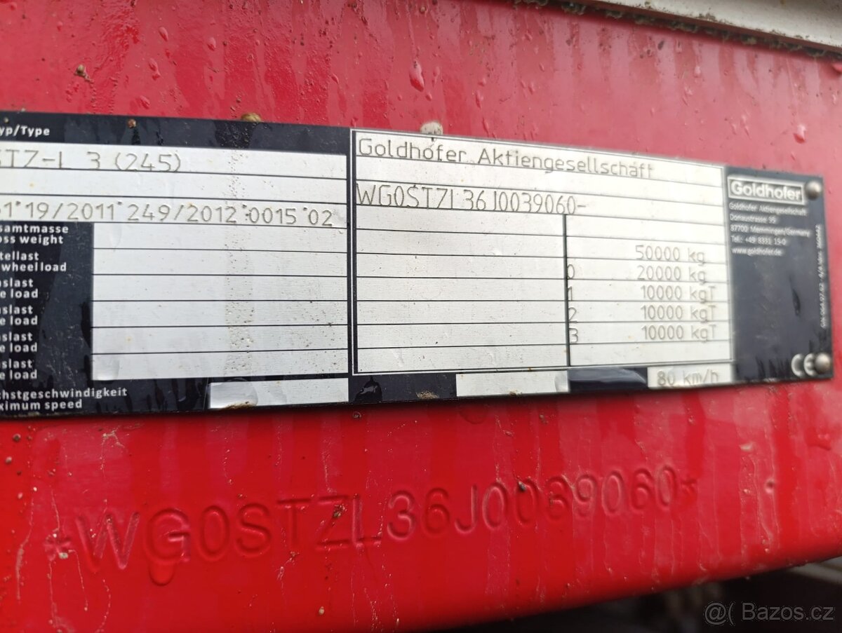 Tahač návěsů SCANIA R580 A64NA, plus návěs Goldhofer STZ-L - 16