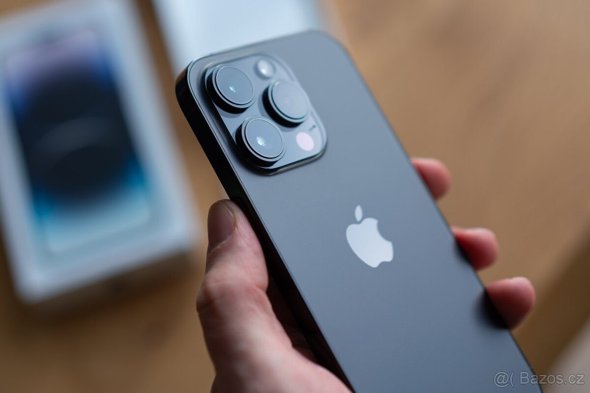 Prodám iPhone 14 Pro 256 GB BLACK - 16
