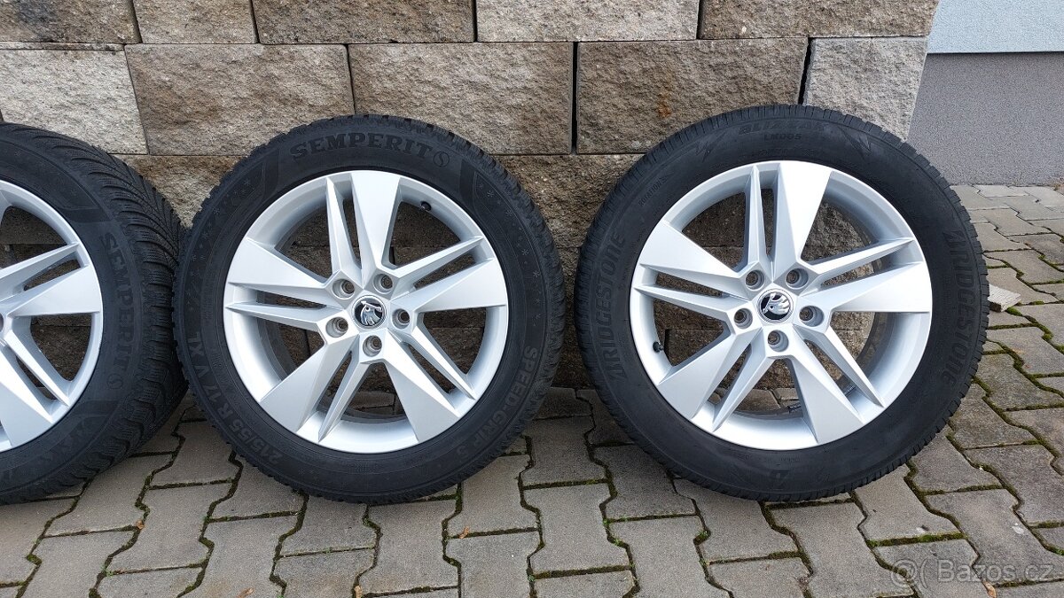 Zimní alu Kola 5x112 r17 Markab škoda Superb III - 16