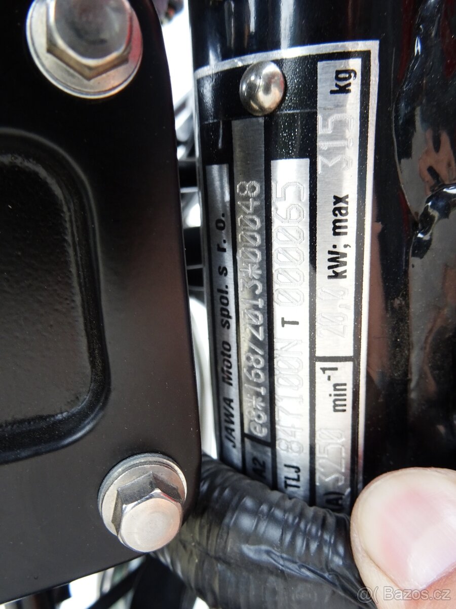 Jawa 350 SOHC Sport ABS 8km Stav nové motorky - 16