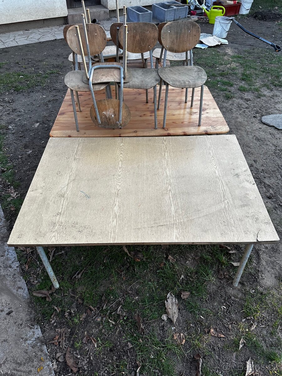 Venkovní dětský stoly s židlemi - 16