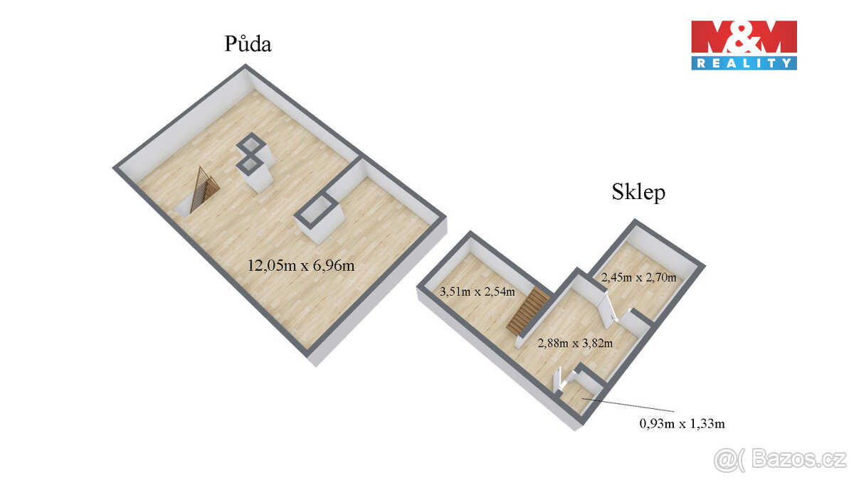 Prodej rodinného domu 2+1, Chomutov, ul. Pražská - 16