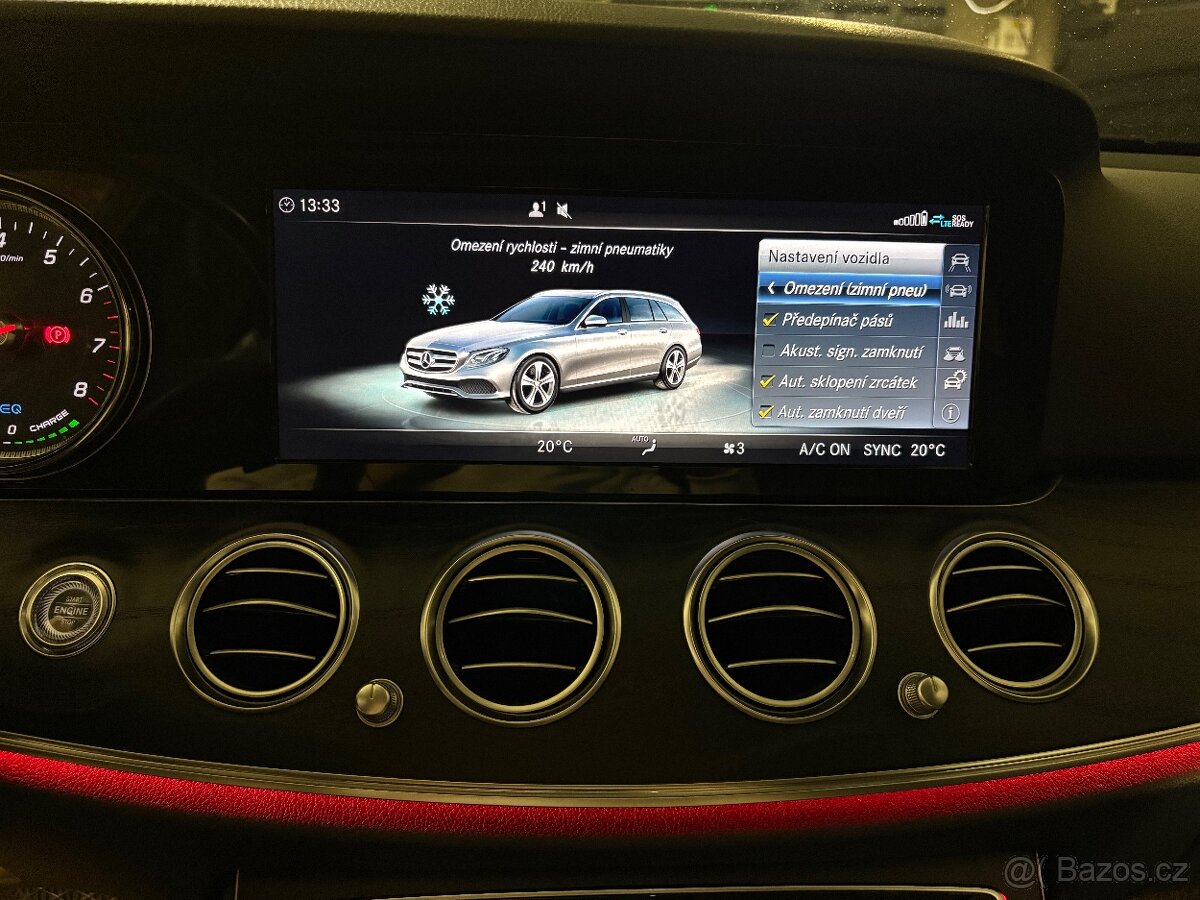 Mercedes-Benz E200 kombi/9G/ČR-1. maj./servis MB/152 tkm - 16