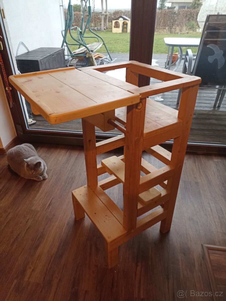 Dětská dřevěná rostoucí židle - 16