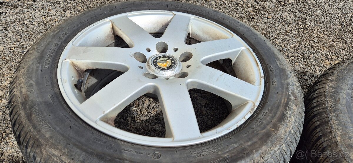 Alu kola Platin 5x112 7x16 ET42 VW Passat B7 205/55r16 - 16