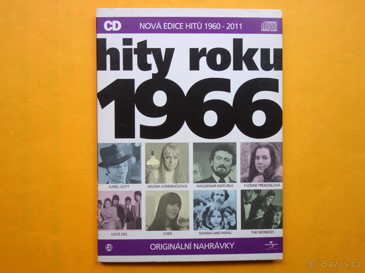 CD Various – Hity Roku 1961, 62, 63, 64, 65 + 1966 LEVNĚ - 16