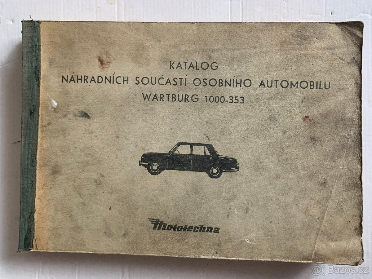 Wartburg 1000 353W – soubor knih, příruček a prospektů - 16