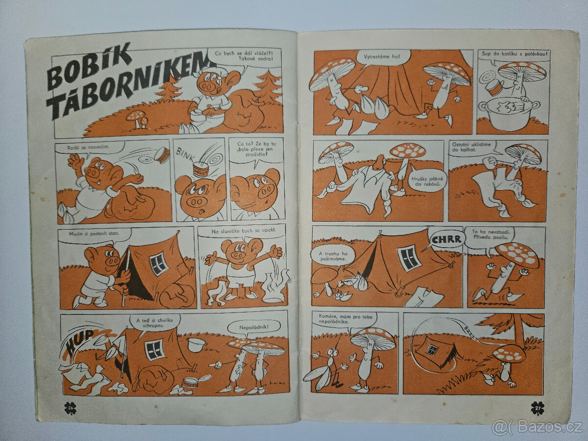 Čtyřlístek č.10 - Jeden den v Bubákově - Original 1970 - 16