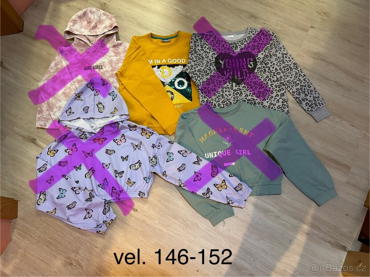 Mikiny a trička holky vel. 122-164 - 16