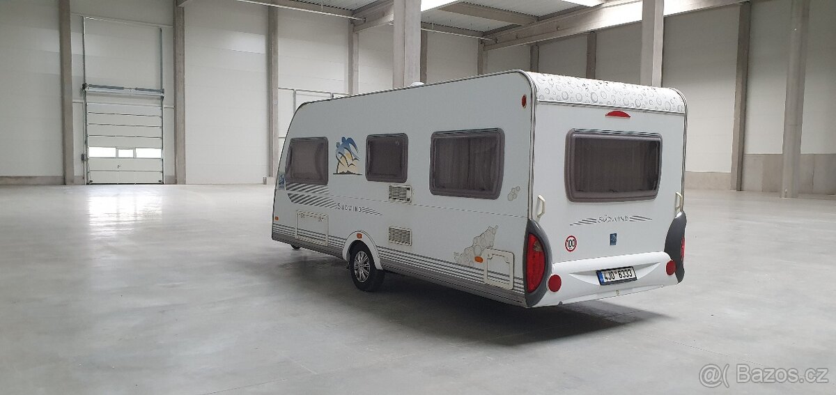 Obytný přívěs Knaus Südwind 500 FU, nově koupený v r. 2009 - 16