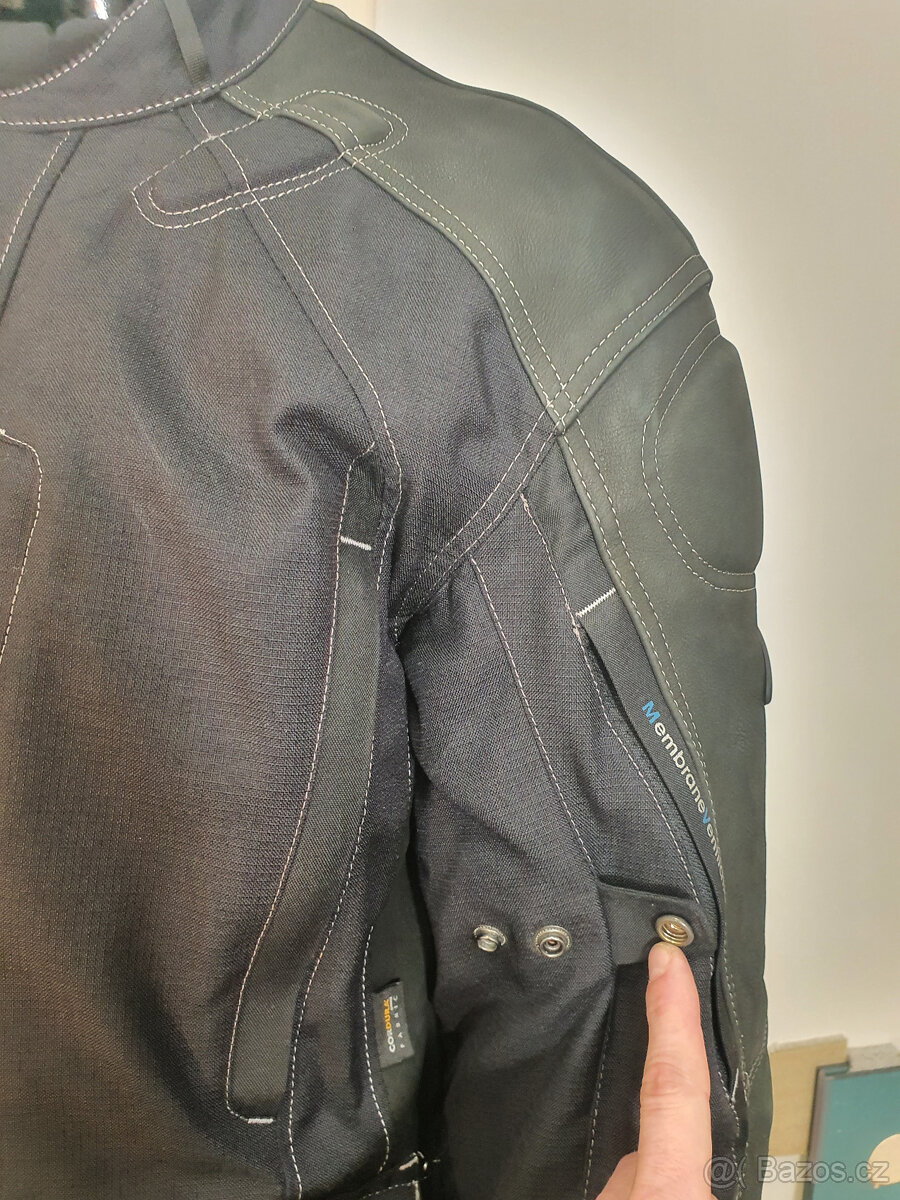 Mohawk MVS-1 Kůže Textil bunda na moto Harley XL - 16