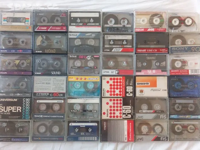 Nove foto 3.11. málo použitych 590 MC kazet od 9 Kč - 16