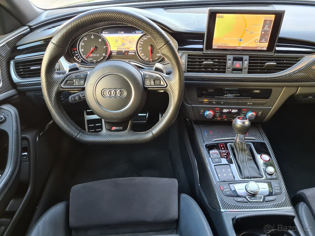 AUDI RS6 4,0 TFSI 412 kW QUATTRO VÝHŘEV NAVI KAMERA - 16