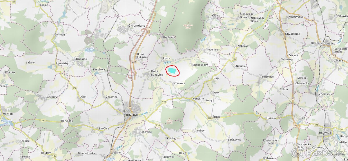 Prodám pozemky v k.ú. Snopoušovy - 16