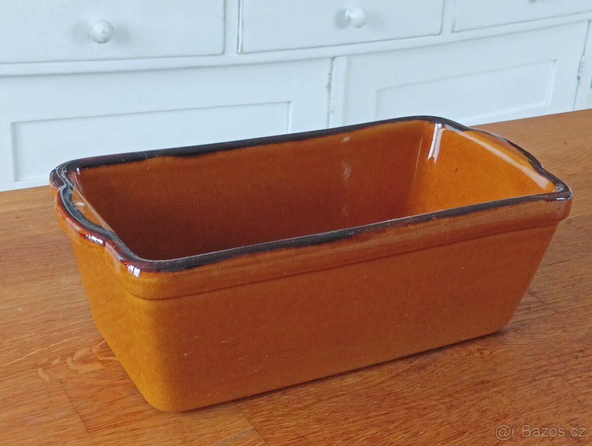 VELMI KVALITNÍ KAMENINOVÁ FRANCOUZSKÁ ZAPÉKACÍ FORMA - 16