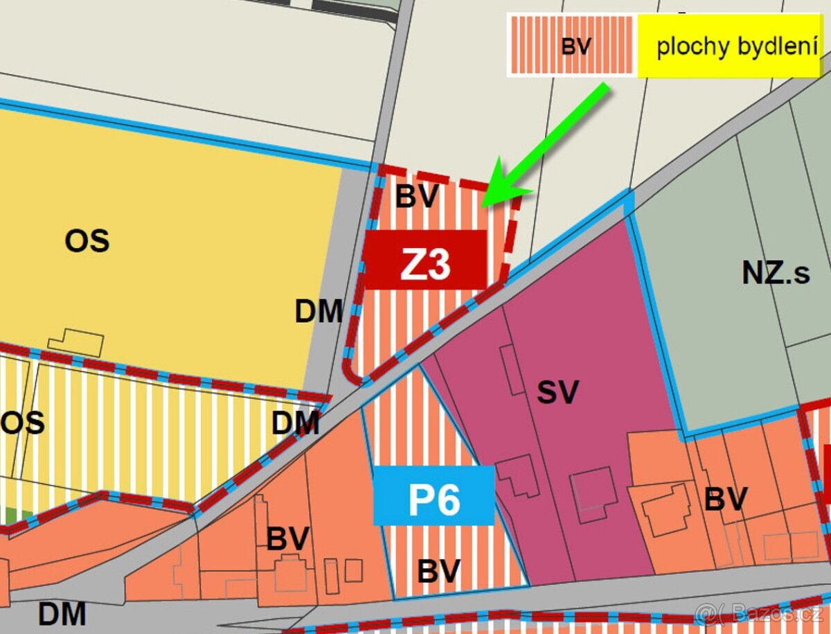 Stavební pozemek k bydlení (možné okamžitě začít stavět) - 16