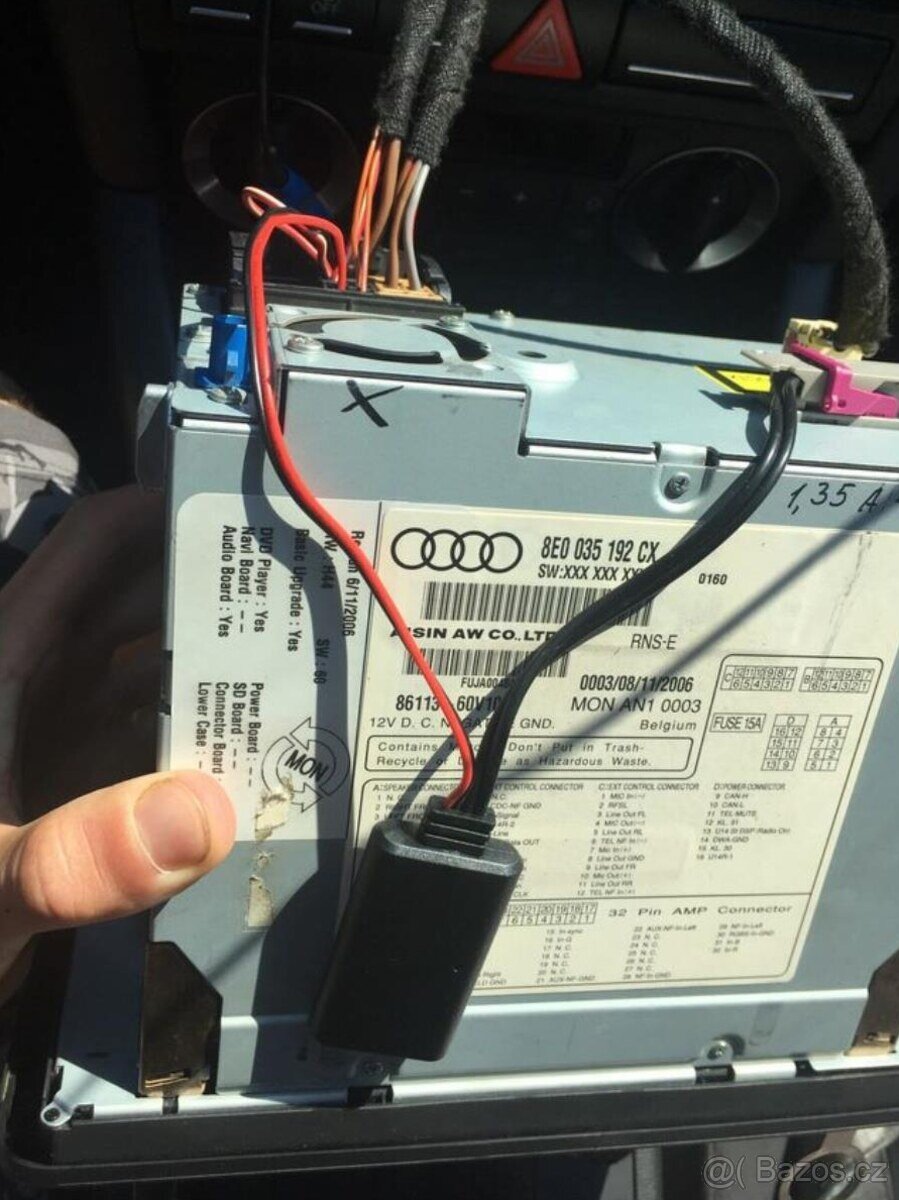 Bluetooth adapter modul AUDI RNS COLUMBUS RNS-E - 16