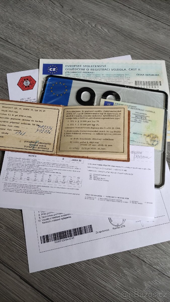 Jawa 50-21 Pionýr s TP, STK - 16