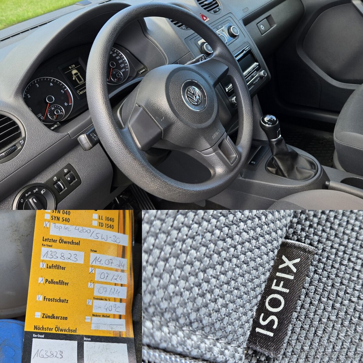 VW CADDY 2,0 TDi LONG 103kW 7 MÍST, 1.MAJ 140.tkm VÝHŘEVY - 16