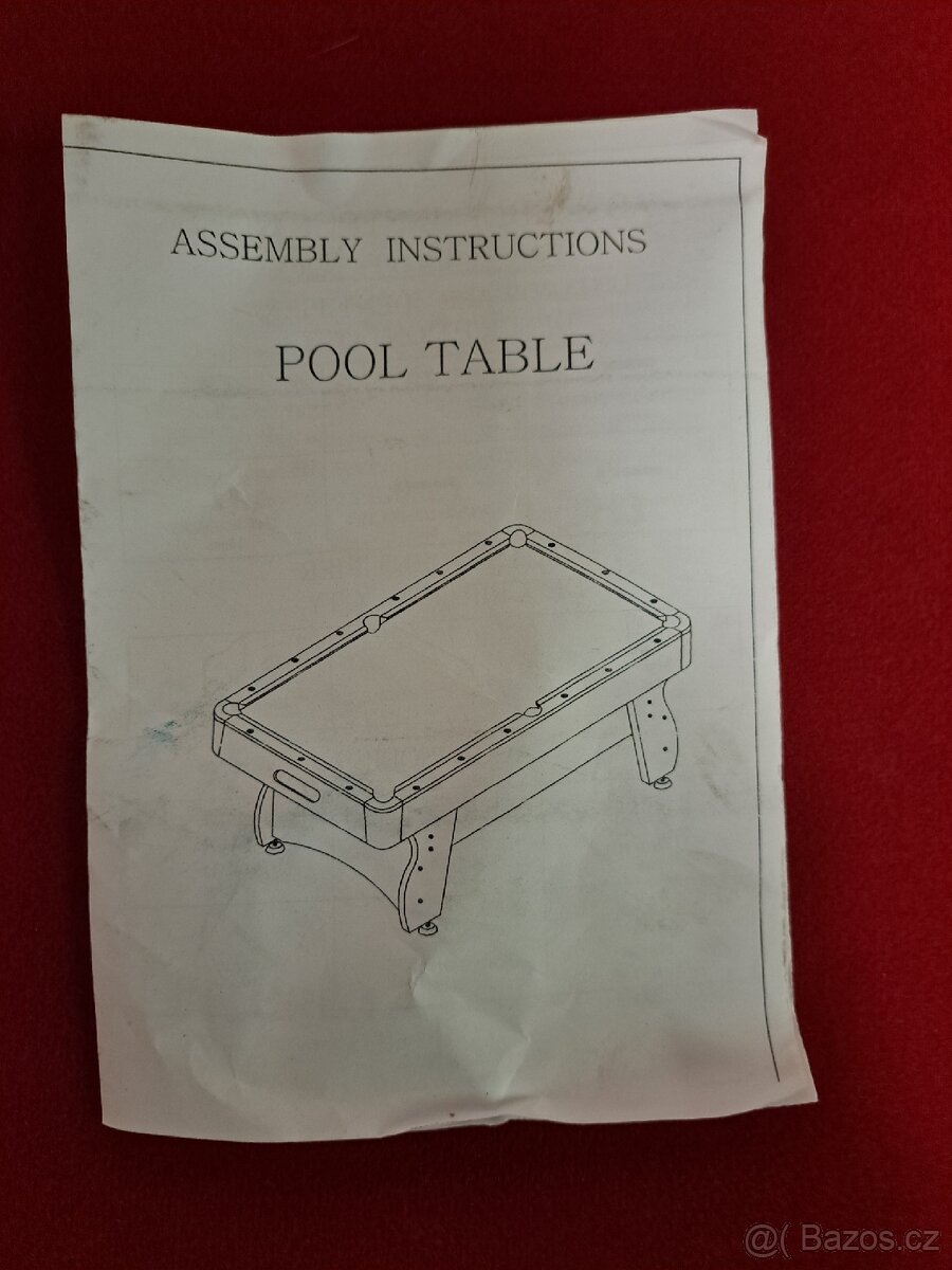 Kulečníkový stůl - 7FT - s výbavou - 16