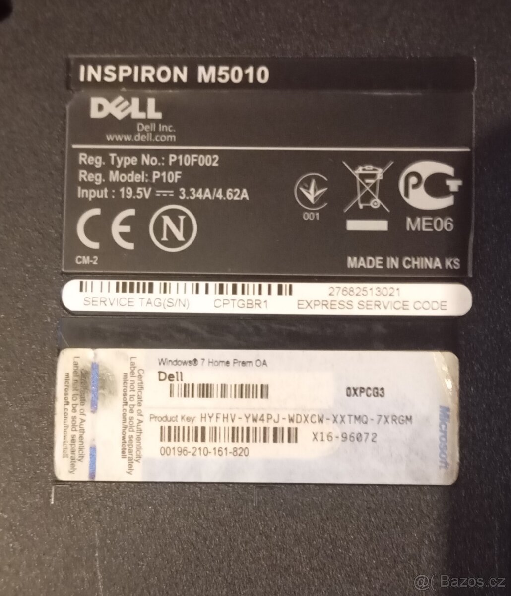 Notebooky ACER HP DELL na díly na opravu - 16