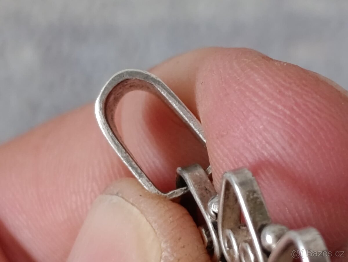 Velká stříbrná mince - tolar Marie Terezie v rámečku, PUNC - 16