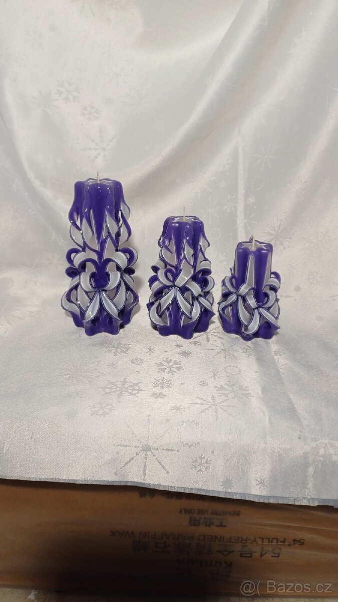 Vánoční Svíčky ruční práce - 16