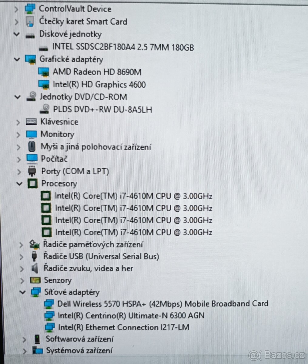 Dell Latitude E6440 Core-i7,8GB,SSD,FHD,Cz podsvíc., TOP - 16
