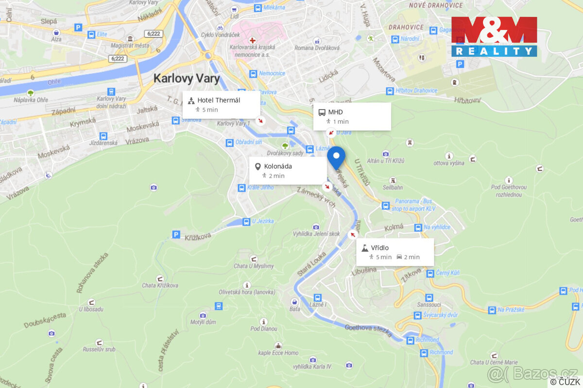 Prodej bytu 4+1, 79 m², Karlovy Vary, ul. Ondřejská - 16